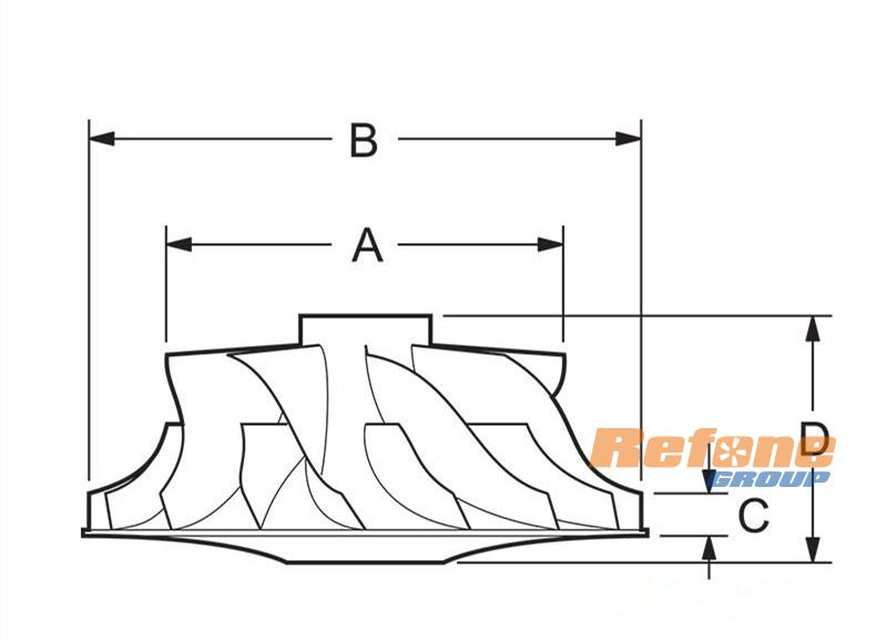 turbocharger compressor wheel