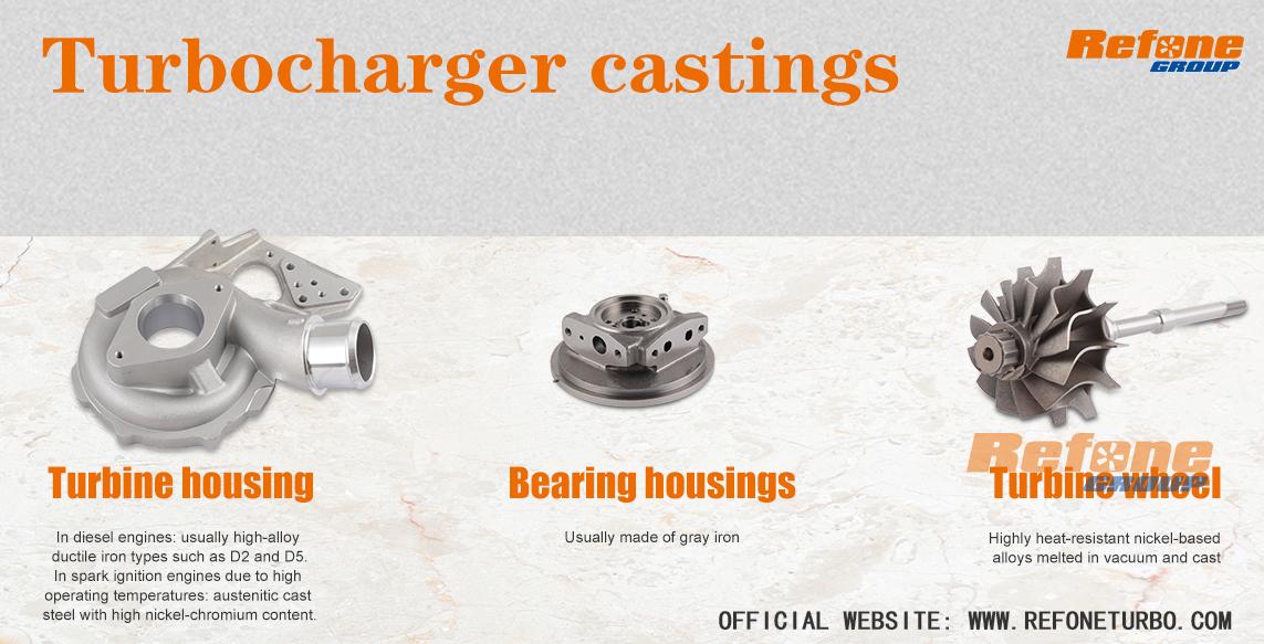Turbocharger castings 